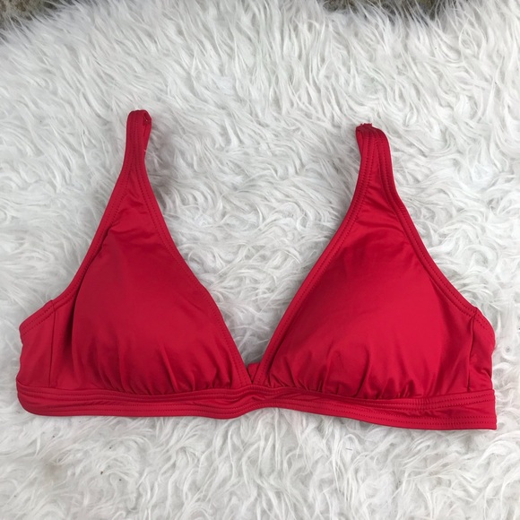 Tommy Bahama Other - Tommy Bahama Red Triangle Bikini Top Sz M